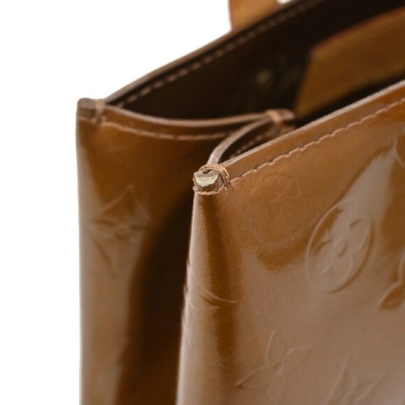 LOUIS VUITTON Read PM Hand Bag Monogram Vernis Patent Bronze M91146 69EF581 - Picture 14 of 14